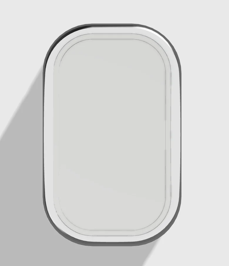 Annotated render of the Roam core, showing the LED ring, button face, and USB-C port